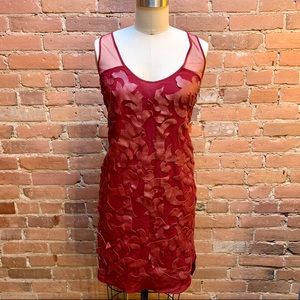 Final $ Drop! SACHIN + BABI Red Chiffon Dress